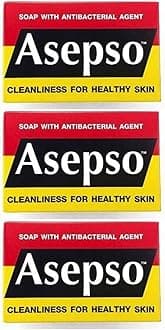 Asepso Original Antiseptic Soap 80g UK (3 Bars)