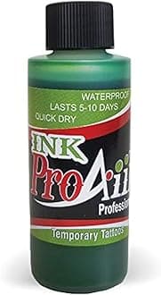 Body Paint - ProAiir Temporary Tattoo Ink - 4.2 oz (120ml) Green
