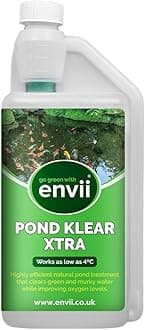Envii Pond Klear Xtra – Strong Clear Water Treatment, Naturally Clears Green Treats Up To 100,000 Litres