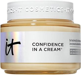 IT Cosmetics Confidence in a Cream - Face Moisturizer, Hydrating & Anti Aging, Visibly Reduces Fine Lines & Wrinkles, 48H Hydration, Repairs Skin Barrier, Squalane, Ceramides, For All Skin Types