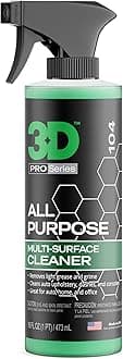 All Purpose Cleaner – High-Performance Interior & Exterior Car Cleaner for Vinyl, Leather, Plastic, Fabric, Carpet & More - 16 oz
