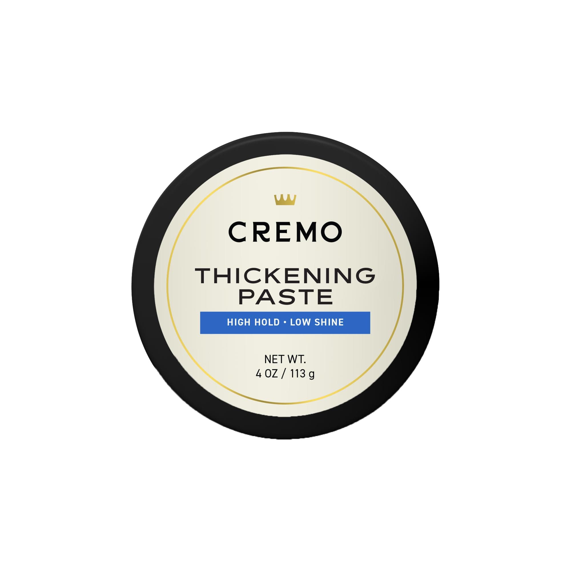 Cremo Hair Thickening Paste for Men - Premium Barber Grade Thickening Paste, High Hold and Low Shine, Hair Styling 4 Oz