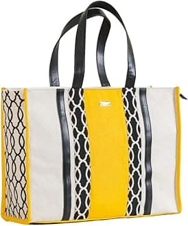 Nestasia Handbag for Women | Stylish Tote Bag | Spacious Compartment & Multiple Pockets |Perfect for Everyday Office Use