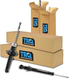 TRQ Front and Rear Shock Absorber Set Compatible with 2001-2005 Lexus IS300