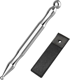 Acupuncture Pen,Stainless Steel Deep Tissue Massage Tool- Manual Acupuncture Massage Pen For Full Body Meridian Pain Relief