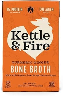 Broth Bone Chicken Turmeric Ginger, 16.9 Ounce