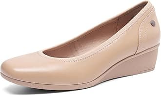 DREAM PAIRS Women's Wedge Shoes Closed Toe Low Heel Pumps Comfotable Dress Shoes