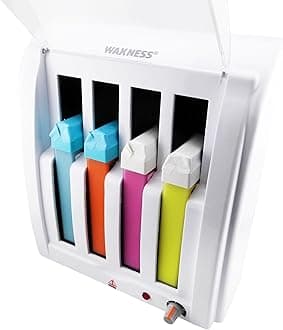 Waxness Cartridge Wax Warmer Kit – Professional Roll-On Heater with 4 Cartridges Included – Hair Removal Starter Set for Salon & Home Use