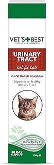 Vet's Best Feline Urinary Tract Support Cat Supplement Gel Supports Healthy Urinary Tract, 100 g