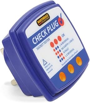 Martindale CP501 Classic Check Plug 240V Socket Tester, Blue