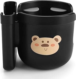 Accmor 2-in-1 Walker Cup Holder with Phone Holder, Wheelchair Cup Holder, Rollator Cup Holder, Cup Phone Holder for Walker, Wheelchair, Rollator, Mobility Scooter