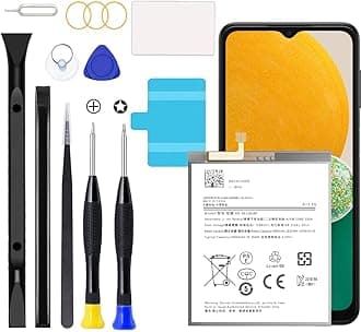 Galaxy A13 Battery,2025 New Upgraded Battery for Samsung Galaxy A13 5G SM-A136U SM-A136U1 SM-A136W with Full Remove Repair Tool Kit