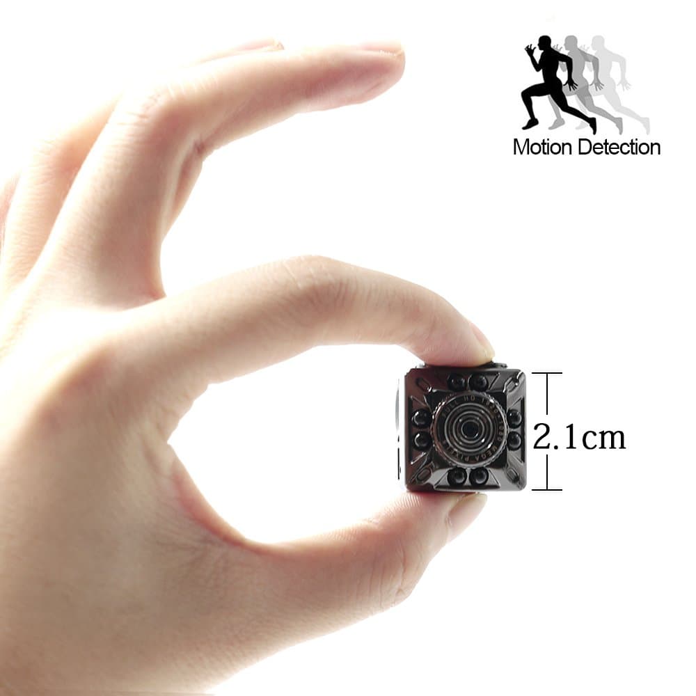 Supers Mini Camera EOVAS 1080P Protable Small Cam Motion Detection Camera with Night Vision for Home/Office Security Camera