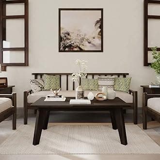 Wakefit Coffee Table | 3 Year Warranty | Center Table, Tea Table, Center Table for Living Room, Coffee Table for Living Room, Sheesham Wood (Catimor - Brown)