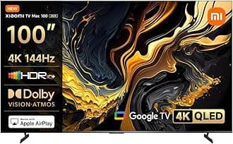 TV Max 100 2025 | Ultra-large 4K display | Quantum Dot display | 144Hz refresh rate, Dolby Vision® | Dolby Atmos®¹ | AI processor | Google TV™³