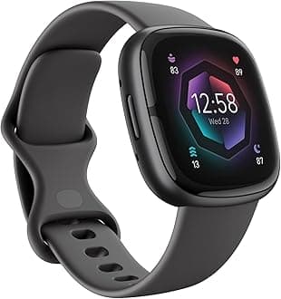 Fitbit Sense 2 Health and Fitness Smartwatch with built-in GPS, advanced health features, up to 6 days battery life - compatible with Android™ and iOS. - Shadow Grey/Graphite Aluminium