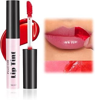 Lip Stain Peel Off, Lip Stain Long Lasting Waterproof Lip Tint Matte Lipstick, Tattoo Colour Nude Lipstick, Lip Stick for Women Girls (03#, One Size)