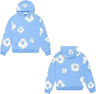 Generisch Tracksuit Men's Jogging Suit Hooded Tops & Trousers Set 2-Piece Tracksuit Sports Suit Streetwear Cotton Loose Leisure Suit Leisure Suit Y2K Hip Hop Pullover Jogging Bottoms Activewear Unisex