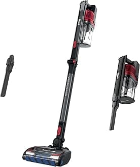 Cordless Vertex Pro Lightweight Cordless Stick Vacuum with DuoClean PowerFins, HEPA Fitler, Anti-Allergen Complete Seal, LED Headlights, For Carpets & Hardfloors, Red, IZ662H