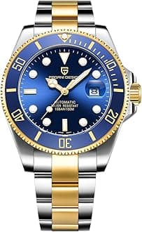 Design Men’s Automatic Mechanical Wrist Watches Japanese Movement Stainless Steel Bracelet Ceramic Bezel 100M Waterproof Watch