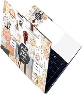 ANCIARY Full Laptop Skin Stickers HD Quality Sticker for Laptops Upto 15.6" (Dustproof|Waterproof|Scratchproof|Reusable) - Dreams FL Ron