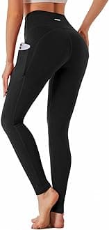 CAMBIVOYoga Pants for Women, Gym Leggings Workout Leggings with Pockets, High Waisted Women Sports Running Tights