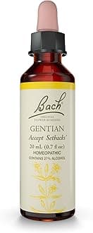 Bach Original Flower Remedies, Gentian - Accept Setbacks - Natural Homeopathic Flower Essence for Emotional Balance - Vegan, Gluten Free, Sugar Free - 20mL Dropper