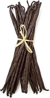 5 Tanzanian Vanilla Beans Whole Grade A Vanilla Pods for Homemade Vanilla Extract, Baking, Ice Cream, Flavoring, & Vanilla Powder