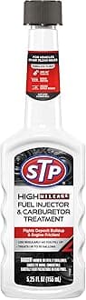 STP High Mileage Fuel Injector & Carburetor Treatment (5.25 fluid ounces)