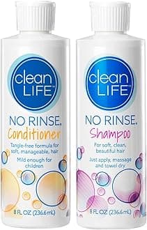 Shampoo and Conditioner Bundle - 8 fl oz per Bottle - Leaves Hair Fresh, Clean and Odor-Free