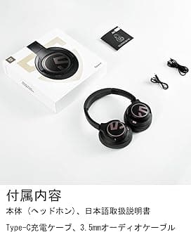[VGP2024 SUMMER Gold Award] SOUNDPEATS Space Wireless Headphones Active Noise Cancelling/Bluetooth 5.3/High Resolution Support (with AUX Connection) [Up to 123 Hours Continuous Playback] Multipoint