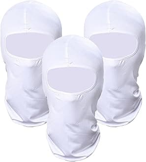 Pukavt1-5 Pack Balaclava Face Mask, Ski Mask for Men Women, UV Protection Windproof Scarf for Motorcycle Snowboard Cycling