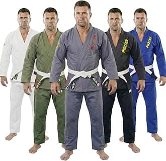 Brazilian Jiu Jitsu Gi for Men & Women BJJ Gi Grappling Kimonos Preshrunk Lightweight Fabric Martial Arts Uniform