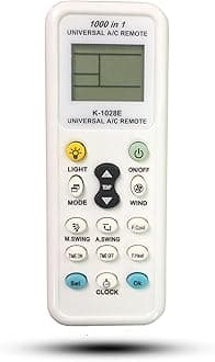 Universal AC Remote Control Compatible for Air Conditioner LG/Hitachi/Panasonic/Samsung/Sharp/Fujitsu/Mitsubishi/TCL/Haier/Helton/Hemilton/Hisense/Daikin Air Conditioner CR-1028E