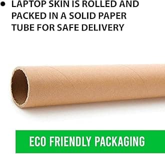 Laptop Skin Stickers HD Quality Sticker for Laptops Upto 15.6" (Dustproof|Waterproof|Scratchproof|Reusable) - BK Marble RON1