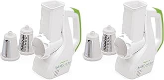 Salad Shooter Electric Slicer/Shredder,White,(Pack of 2)