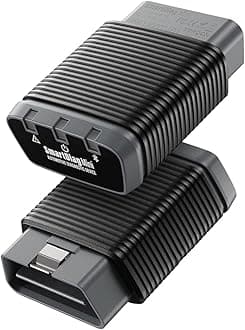 OBD2 Bluetooth, SmartDiag Mini Code Reader Scanner, Car Diagnostic Tool with All System Diagnostics, 8 Reset and Maintenance Services, AutoVIN, 1 Year Free Use for DIYers, Support IOS&Android