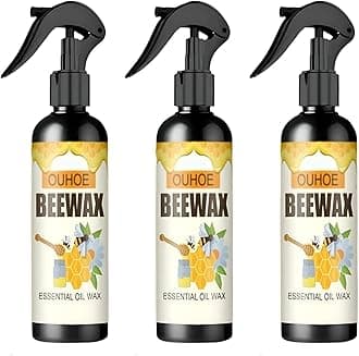 VARENYYA Beeswax Furniture Polish Spray 120ml – Natural BeeWax Wood Shine & Cleaner for Brown Wooden Furniture, Floor Polishing, Restorer for Old Furniture, Doors, Tables, Chairs (3)