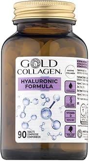 Hyaluronic Formula - Collagen Supplements for Women Enhanced with Vitamin D, Vitamin C, Hyaluronic Acid & Zinc, 90 Tablets - Collagen Tablets for Skin Hydration, Hair, Nail & Joint Care