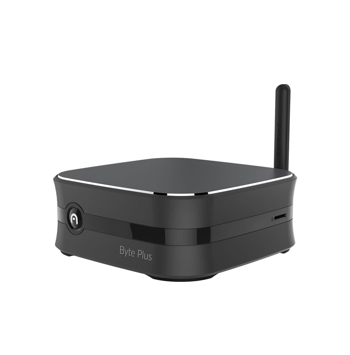 Byte Plus (Fanless Windows 10 Mini Desktop PC - Intel CherryTrail T3 Z8300 Quad-Core, 1.44 GHz (up to 1.84 GHz) 4GB RAM+64GB Storage)