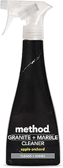 Method Surface Cleaner, For Granite & Marble, Non-Abrasive Cleaning Spray, Gently Cleans and Shines, Pack of 1, 354 ml