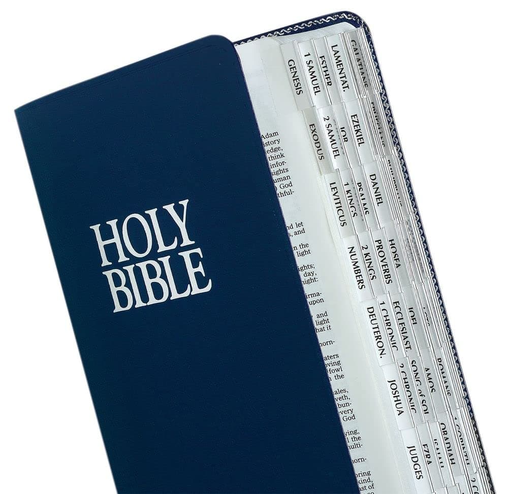 Silvertone-edged Adhesive Quick Reference Old and New Testament Bible Index Tabs
