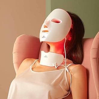Project E Beauty LightAura Plus LED Light Therapy Mask LED Face & Neck Mask | Skin Rejuvenation | 7 Colors | Anti Aging | Reduce Wrinkles | Anti-inflammation | Brightening Skincare Device