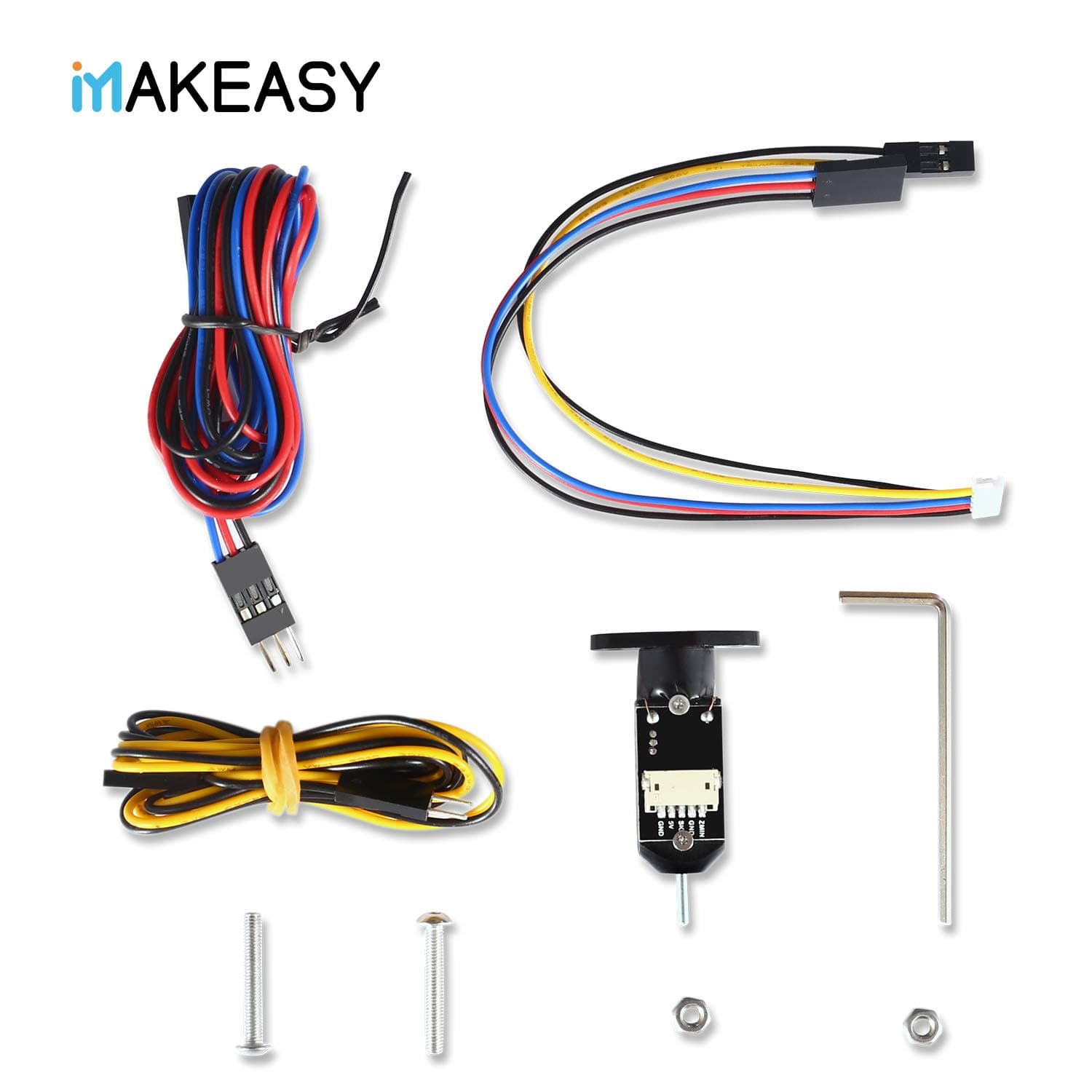 3D Touch Auto Bed Leveling Sensor Kit, MAKEASY Heat Bed Auto-Level Probe Module for 3D Printer Anet A8