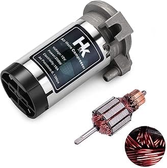 HK Replacement Air Compressor, 12V 150db Air Pump for Horn, Super Loud Car Horn Compressor Kit Chromed Zinc Single Trumpet for Any Vehicle Trucks Lorrys Cars Vans Trains Boats - Silver