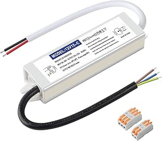 Karyoosi IP67 Waterproof Transformer 220V 12V LED Driver 15W DC Power Supply 12V 1.25A Transfo For Indoor and Outdoor LED Lighting