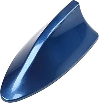 Possbay Shark Fin Antenna Car Antenna AM/FM Radio Signal for Car SUV Truck Van (Blue)