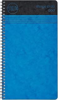 NU Notebooks - Craze Cloud Range - Things to Do Pad - Wirebound Notebook - Stationery Notebooks - Ruled Notepad - Blue - 110 Pages