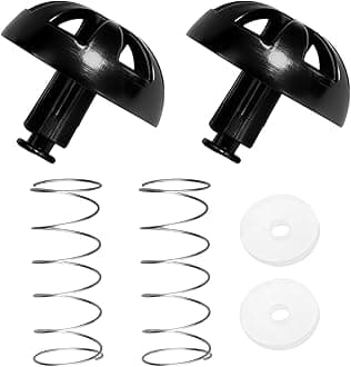 2 Pack Coffee Maker Brew Basket Water Stop Valve Kit for Mr. Coffee Black and Decker Hamilton Coffee Maker Parts 990117900 990237500 Coffee Maker Parts for 49976 49954 49947 49966 49957 49958