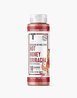 Taste Flavor Co. Wing Sauce and Marinade, Great Tasting, Keto Friendly, Low-Calorie Sauce (Hot Honey Sriracha)